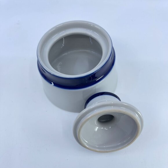 vintage noritake "running free" stoneware lidded sugar made in japan - Picture 2 of 4